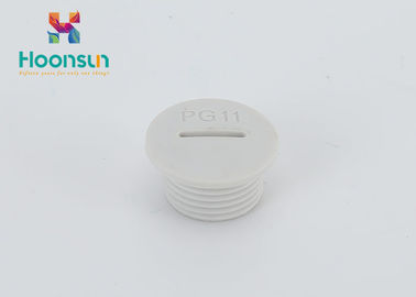 Het nylon van het de Toebehorenpg11 Water van de Kabelklier Bewijs IP 54 Witte Kleurenstoppen