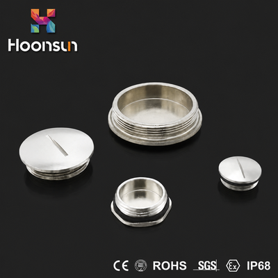 De Toebehoren die van de de Kabelklier van het messingsmetaal Hexagonale Schroefstoppen galvaniseren